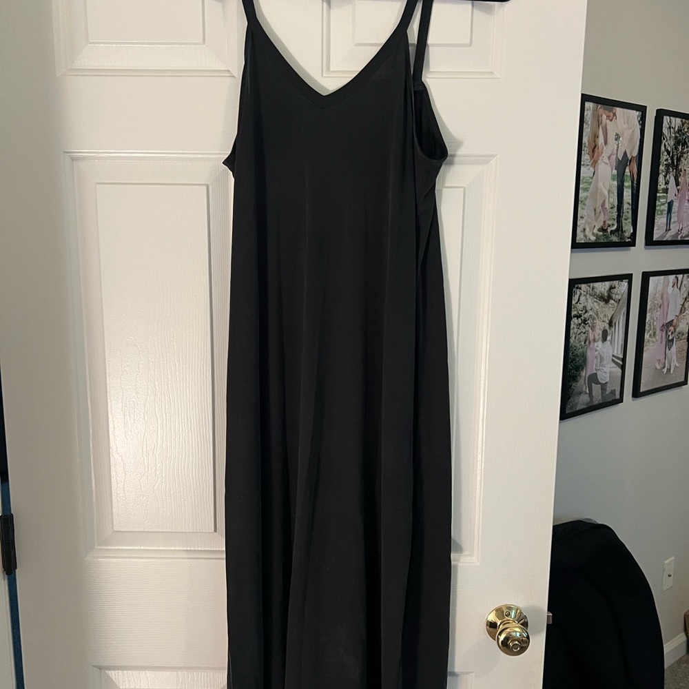 Elegant Black Slip Dress